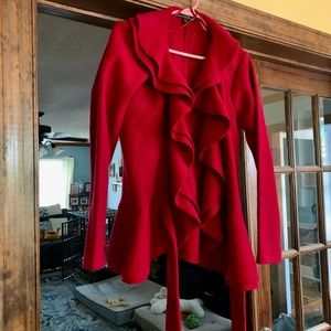 Women’s rich red jacket